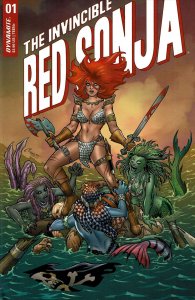 Invincible Red Sonja, The #1A VF/NM ; Dynamite | Amanda Conner