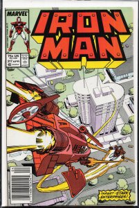 Iron Man #217 (1987) Iron Man
