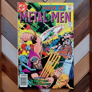 METAL MEN #51 VF- (DC 1977) Higher Grade, Sharp Bronze Age KILLING ME SOFTLY..