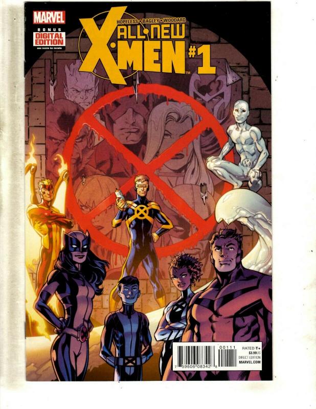 9 All New X-Men Marvel Comic Books # 1 2 3 4 5 6 7 8 9 Gambit Wolverine CJ18