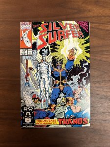 Silver Surfer #55 VF+ Thanos Infinity Gauntlet Crossover (Marvel Comics 1991)