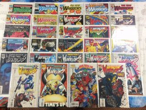 The New Warriors #24-52 Comic Book Set Marvel 1992