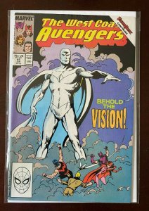 Avengers West Coast #45 Direct Marvel 7.0 (1989) White Vision
