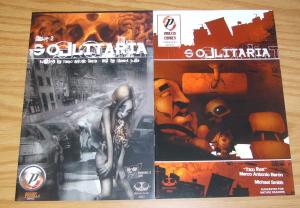 Sollitaria #1-2 VF/NM complete series TAXI RIDE praxis comics FABIANA APOCALYPSE 