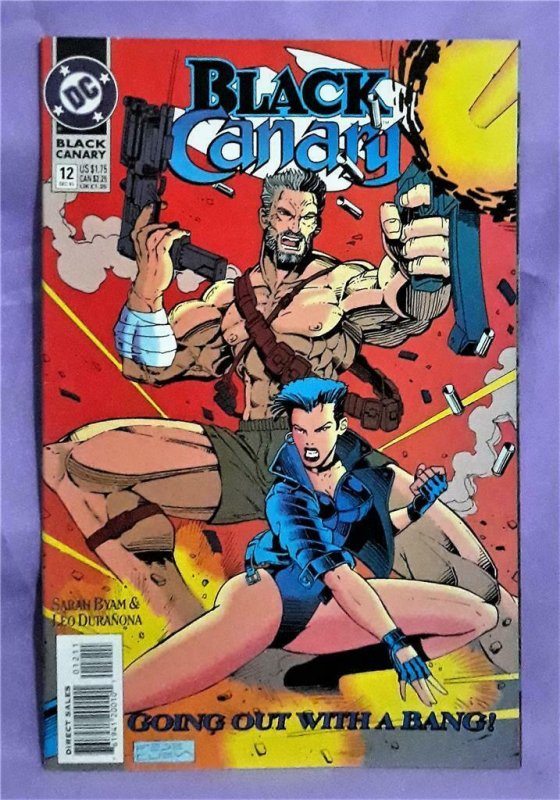 Sarah Byam BLACK CANARY #12 Leo Duranona FINAL ISSUE (DC, 1993)!