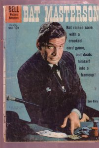 BAT MASTERSON #2 1960-GENE BARRY TV PHOTO CVR GAMBLING G-