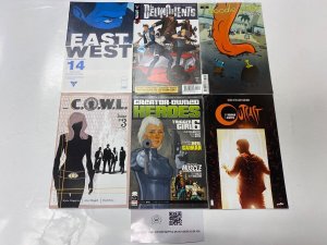 6 IMAGE comic books East West #14 Delinquents #2 Doodle #3 COWL #3 2 KM19