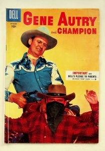 Gene Autry and Champion #103 (Sep 1955, Dell) - Good-