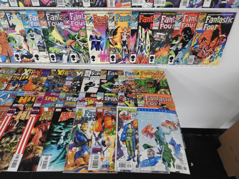 Huge Lot 180+ Comics W/ X-Men, Daredevil, Hulk, FF+ Avg VF Condition!