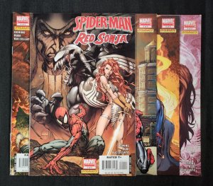 Spider-Man / Red Sonja 5PC #1-5 - Michael Turner Covers/ Complete (8.0/8.5) 2007