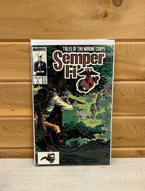 Marvel Comics Semper Fi #5 Vintage 1988 Tales of the Marine Corps 