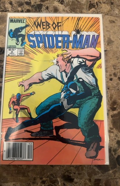 Web of Spider-Man #9 Newsstand Edition (1985) Spider-Man 