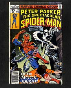 Spectacular Spider-Man #22 Moon Knight!