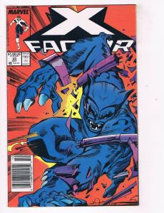 X-Factor #33 FN/VF Marvel Comics Copper Age Comic Book X-Men Oct 1989 DE41 AD18