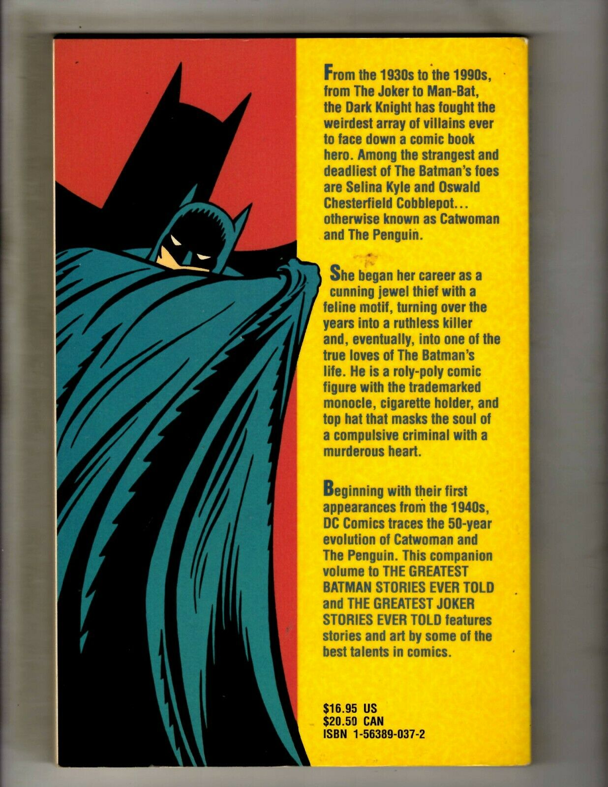 The Greatest Batman Stories Ever Told Vol. # 2 DC TPB SIGNED By J. SCHWARTZ  J371 | International - Comic Books, Superhero / HipComic