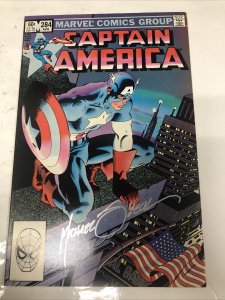 Captain America (1983) # 284 Variant Comic • Marvel Comics • Signed Mike Zeck