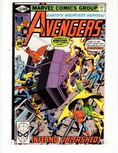 The Avengers #193 (1980) INFERNO UNLEASHED!  / ID#445