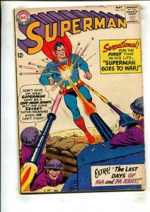 SUPERMAN #161 (4.0) THE LAST DAYS OF MA AND PA KENT!! 1963