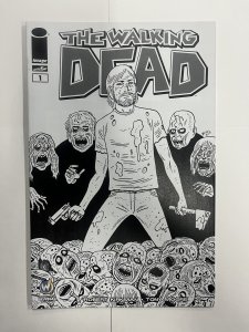 Walking Dead #1 NM Las Vegas Wizard Con Black & White Sketch Image Comics