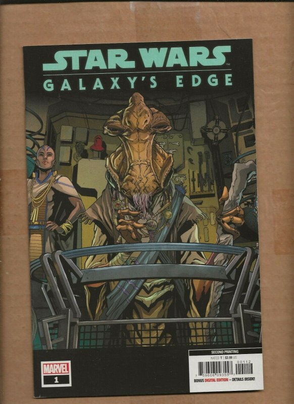 STAR WARS GALAXY'S EDGE #1 2ND PRINTING VARIANT COVER MARVEL 