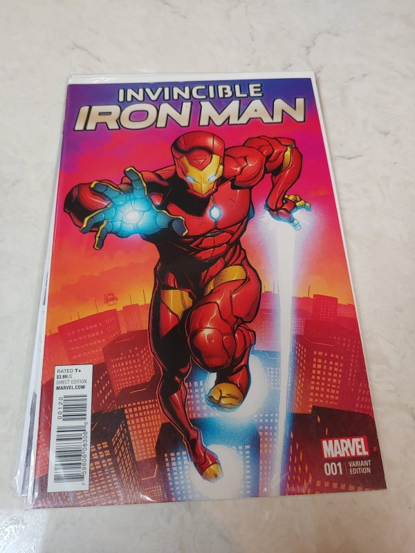 Invincible Iron Man #1 Ryan Stegman Young Guns Variant (2015)