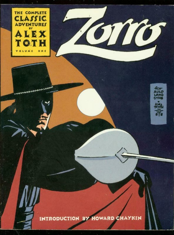 COMPLETE ZORRO VOL 1 TRADE PAPERBACK-ALEX TOTH COMIC AR VF 