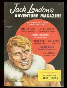 PULP:  JACK LONDON'S ADVENTURE MAGAZINE #1-HEMINGWAY-CAIN-PULP VF