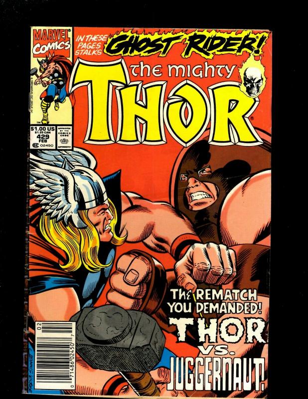 12 Thor Marvel Comics #398 404 405 407 410 416 418 422 426 427 429 J369