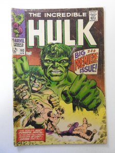 The Incredible Hulk #102 (1968) FR/GD Condition! See description