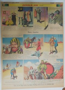 Flash Gordon Sunday by Alex Raymond from 2/7/1943 Large Full Page Size !