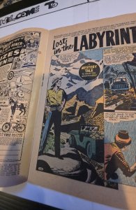 Mystery Tales #44 (1956)lost in the labyrinth foxxing/staining