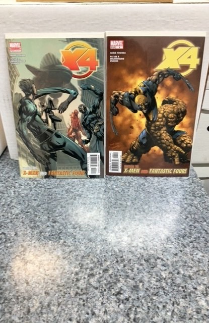 X-Men/Fantastic Four #1-5 set