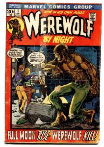 Werewolf By Night #1 first issue-comic book Marvel-Mike Ploog