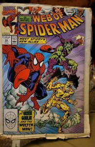 Web of Spider-Man #66 Direct Edition (1990) b2