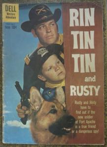 RIN TIN TIN (Dell, 5/1960) #34 GD. w/Rusty! Photo Cover Comic! 