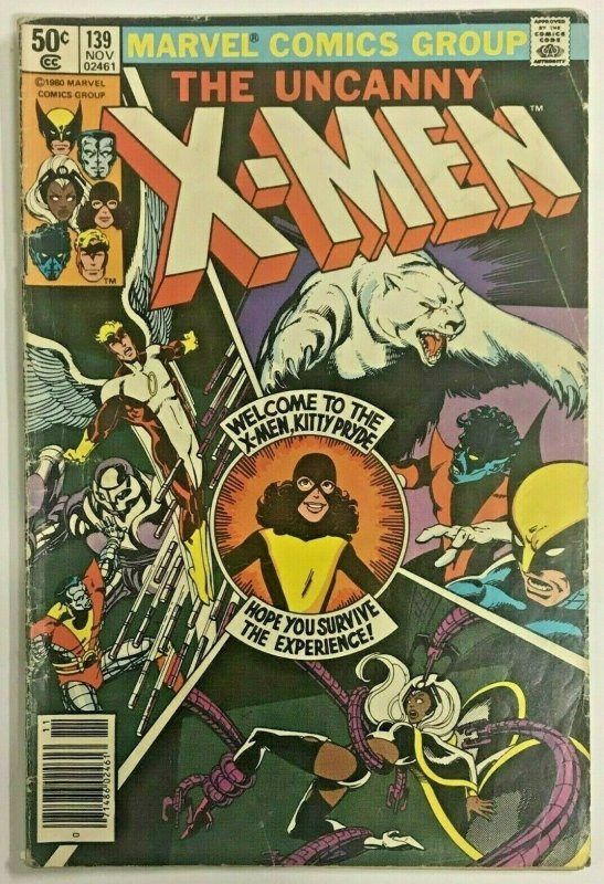 UNCANNY X-MEN#139 VG 1980 MARVEL BRONZE AGE COMICS