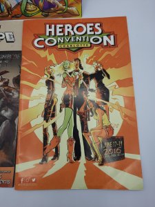 Heroes Convention Charlotte 2016  Program Guide Flyer & bonus good used 