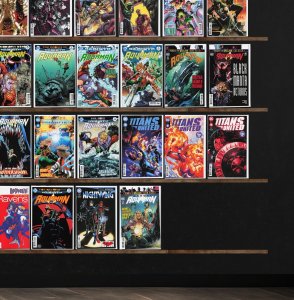 Huge Lot 150+ Comics with Nightwing, Aquaman, Titans United & More!