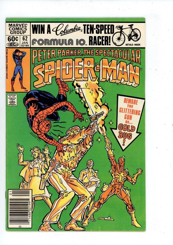 The Spectacular Spider-Man #62 (1982) Spider-Man Marvel Comics