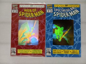 MARVEL HOLOGRAM COMICS: SPIDER-MAN, PUNISHER, HULK, AVENGERS, WOLVERINE, QUASAR