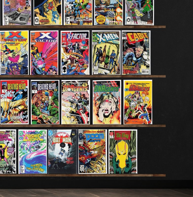 Huge Lot 130+ Comics with X-Factor, X-Force, Checkmate, Doom 2099 & More!