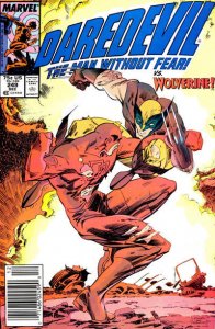 Daredevil #249 (Newsstand) GD ; Marvel | low grade comic Wolverine