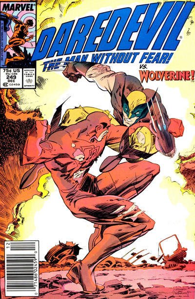 Daredevil #249 (Newsstand) GD ; Marvel | low grade comic Wolverine