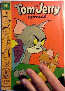 Tom & Jerry Comics #105 (1953) Dell Comics 1st Print Comic Book