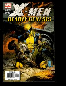 10 Marvel Comics Schism # 1 2 3 4 5 X-men Deadly Genesis # 1 2 3 4 6 RP2