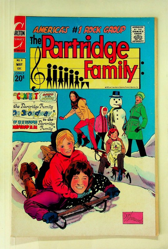 Partridge Family #9 (May 1972, Charlton) - Good- 