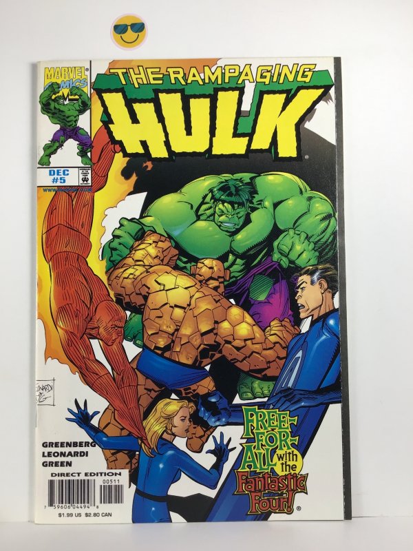 Rampaging Hulk #5 (1998) nm Fantastic four