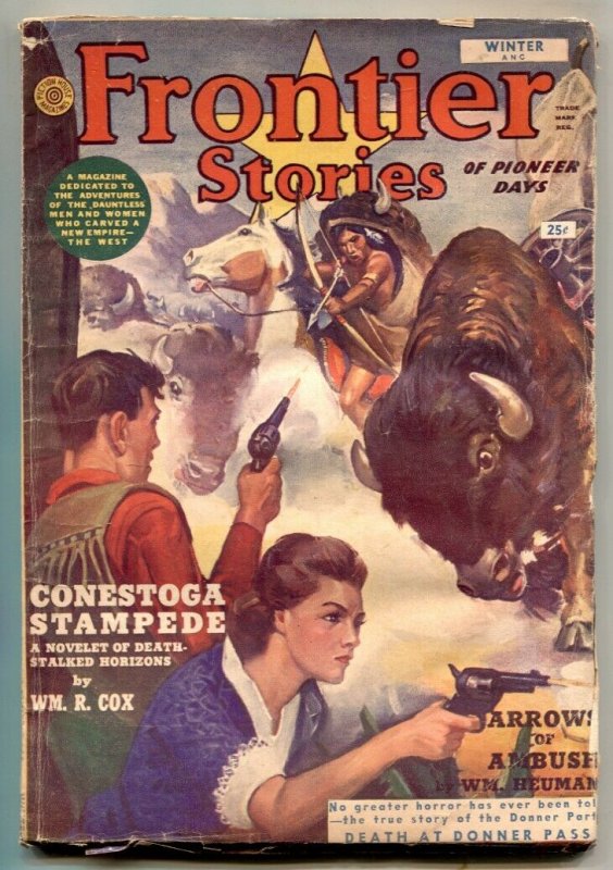 Frontier Stories Pulp Winter 1952- Death At Donner Pass