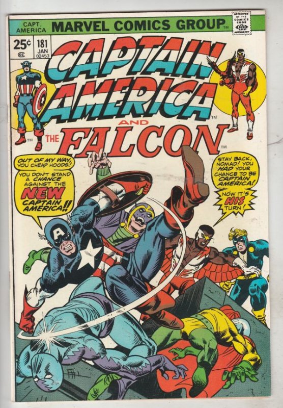 Captain America #181 (Jan-75) NM- High-Grade Captain America