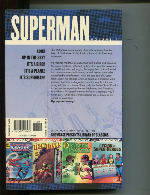 DC SHOWCASE PRESENTS: SUPERMAN VOL.4 (VF) PLASTINO!! 2008